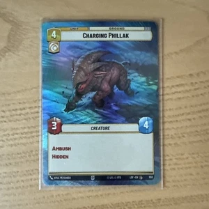 Star Wars Unlimited LotF Hyperspace Foil Card LOF950 Charging Phillak - Bild 1 von 3