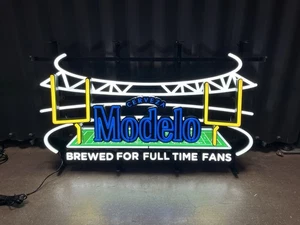 Modelo Especial Beer Led Sign Man Cave Sign NFL Brewed For The Fans Display Sign - Picture 1 of 8