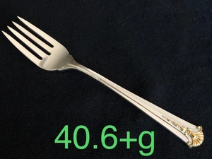 Stieff Golden Severn-Worthington 1990 Sterling Silver Salad Fork 40.6+g No Mono - Picture 1 of 4
