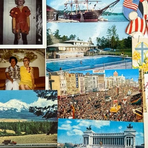 Lote de 11 fotos y postales vintage|Efímeros de viaje de los años 50-70 enviados por correo y sin correo - Imagen 1 de 11