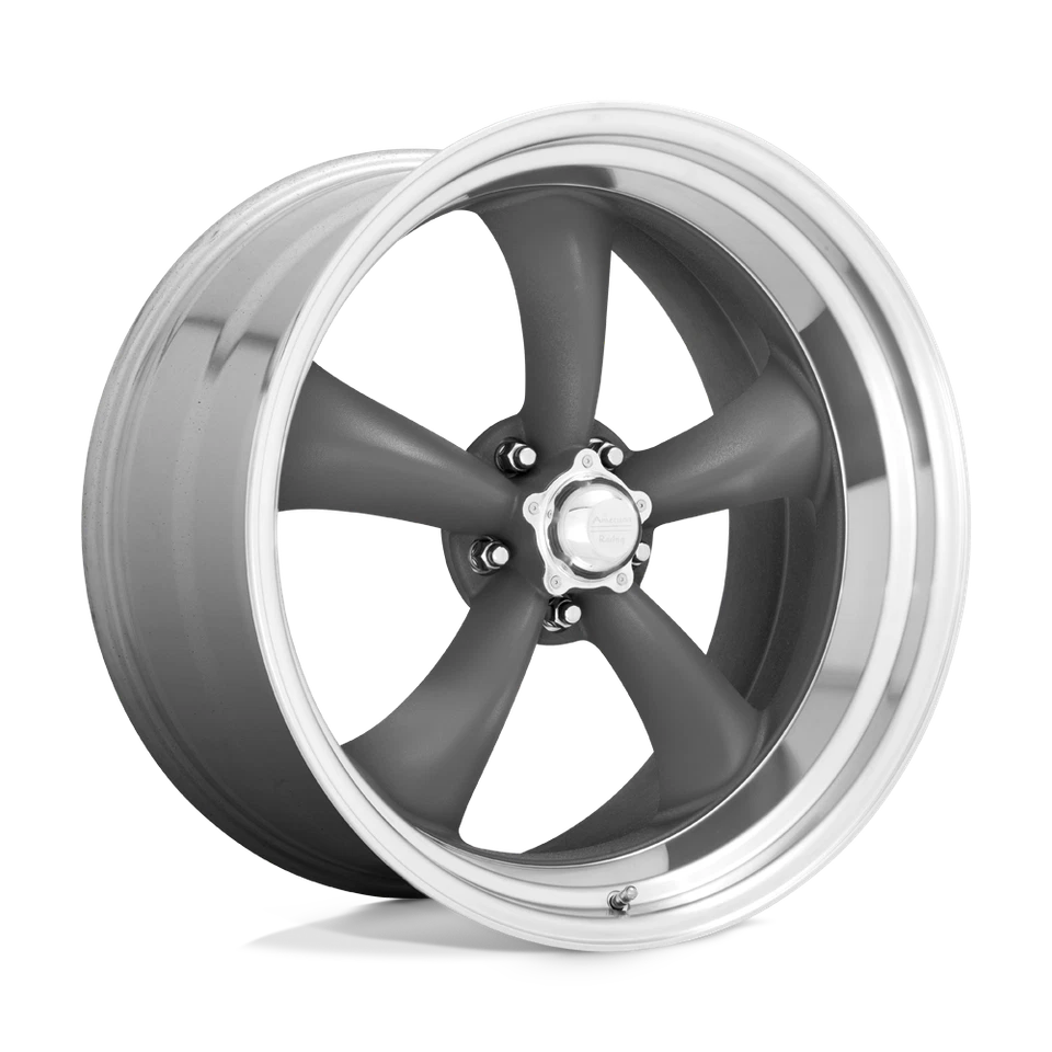 16x7 American Racing VN215 TORQ THRUST II Mag Gray Wheel 5x4.5 (0mm) - Image 1 of 4
