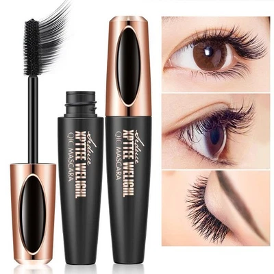 MARKENLOS QIC Mascara 4D Eyelash Waterproof Silk Fibre Extension Lasting Lashes