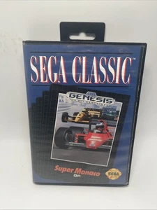 Sega Classic Super Monaco GP (Sega Genesis, 1990) No Manual - Picture 1 of 7