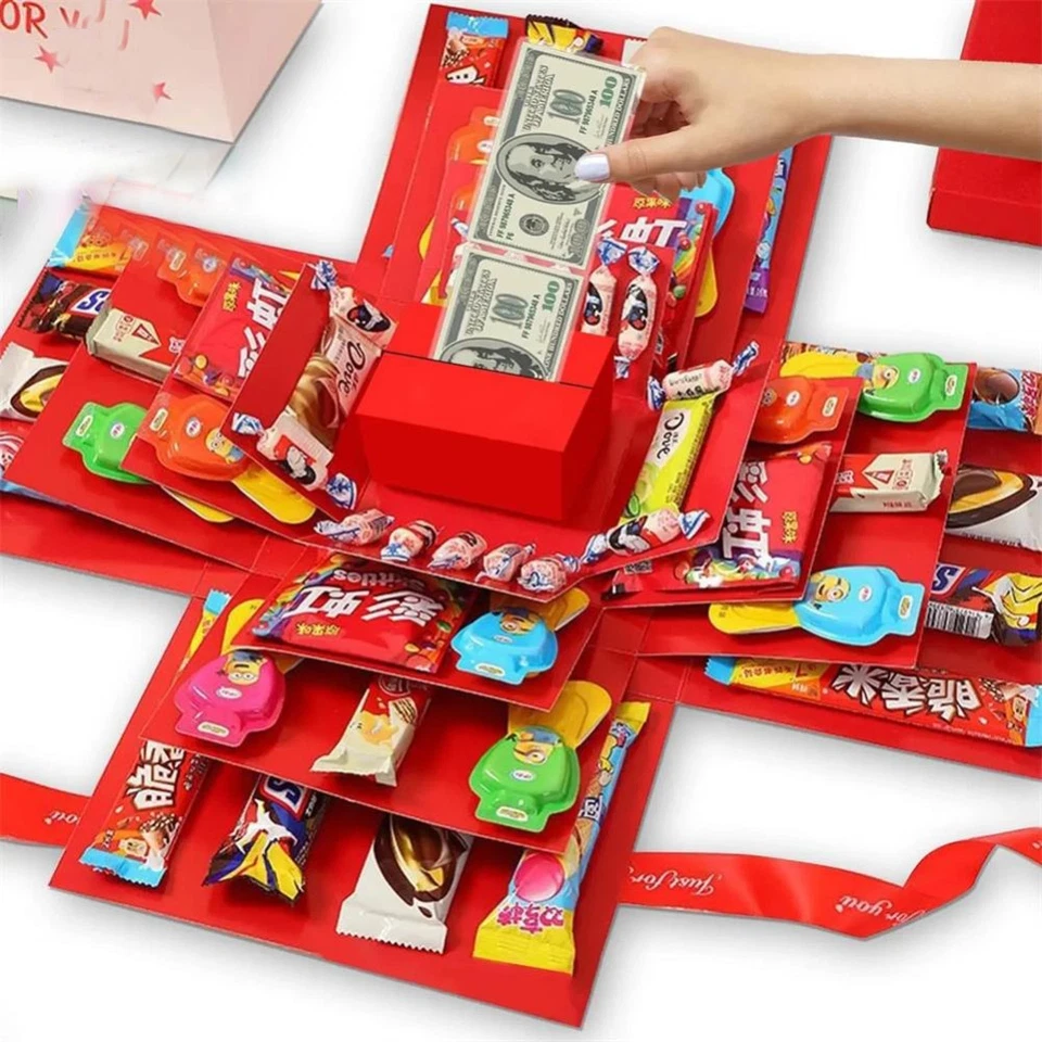 5 Layer Explosion Box DIY Explosion Surprise Gift Box Handmade Snack Box Gift AU - image 1 of 4