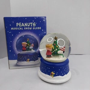 PEANUTS Weihnachten 50th Anniversary Musical Schneekugel Hallmark Snoopy Charlie - Bild 1 von 19