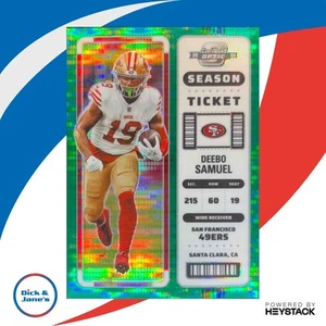 2022 Contenders Optic Deebo Samuel Green Pulsar 10/30 #48 Season Ticket 49ers - Picture 1 of 10