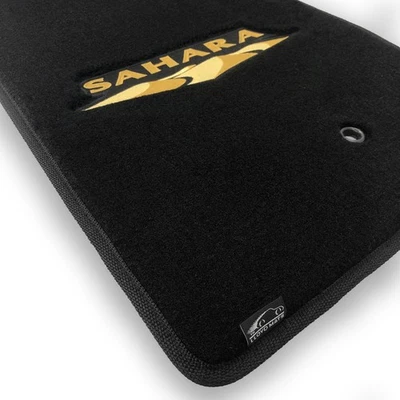 Lloyd Mats 4PC Set for 2007-2010 Jeep Wrangler JK 2-Door, Black - Imagem 1 de 4