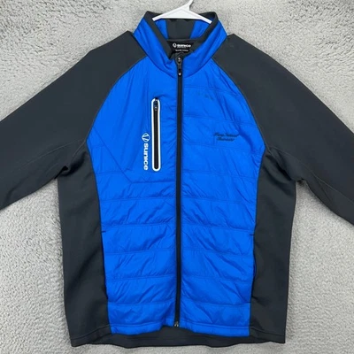 Chaqueta cortavientos de nailon Sunice para hombre gris medio azul Trump National Bedmister Foto 1 de 4