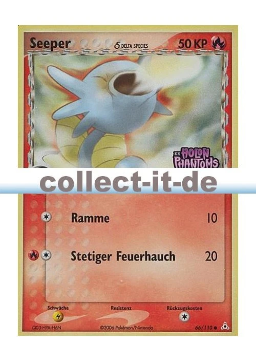 Pokemon EX Holon Phantoms 66/110 - Seeper - Reverse Holo Deutsch - Bild 1 von 1