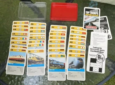 Card Game Top Trumps Super Locos Complete With Promo Cards In Case - Image 1 of 4