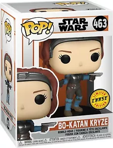 Funko Pop Star Wars 463 Mandalorian Bo Katan No Helmet Chase Free POP Protector - Bild 1 von 2