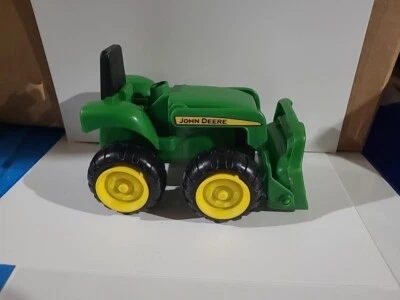 John Deere Sandbox Toy Front Loader Tractor Green Plastic 47503 Tomy Ertl - Image 1 of 4