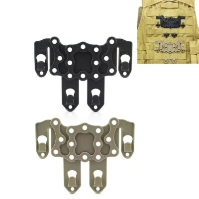 Tactical Molle Gun Holster Platform Mount Rail Adapter Quick Release Accessories - Image 1 of 4