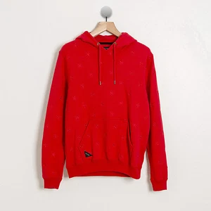 10 SUDADERA CON CAPUCHA PROFUNDA NYC SKYDOME BORDADO ESTRELLAS ROJAS PARA HOMBRE ROPA DE CALLE MODA M ÚLTIMA 1 - Imagen 1 de 2