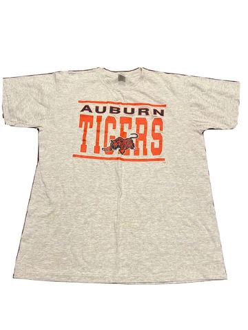 A1 VTG 90's Russell Athletic Auburn Tigers University College T Shirt Mens Large Cover
