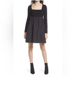 VERO MODA Girl’s Long Sleeves Babydoll Dress Size M Black - Picture 1 of 15
