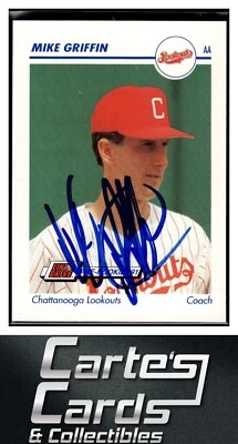 Mike Griffin 1991 Line Drive AA #175 Lookouts TTM/IP Signed Autographed - Image 1 of 2