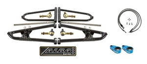 Raptor 700 A Arms +2 +1 Chromoly Adjustable Brake Lines Clamps Alba Racing - Picture 1 of 10