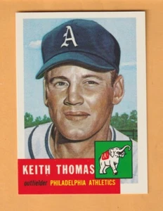 Keith Kite Thomas Philadelphia A's 1991 Topps Archives '53 #129 Kansas State - Picture 1 of 2