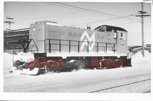 1DD793 RP 1977 QUEBEC NORTH SHORE CARTA FERROVIA LOCOMOTIVA #45 ST LAMBERT ? - Foto 1 di 1