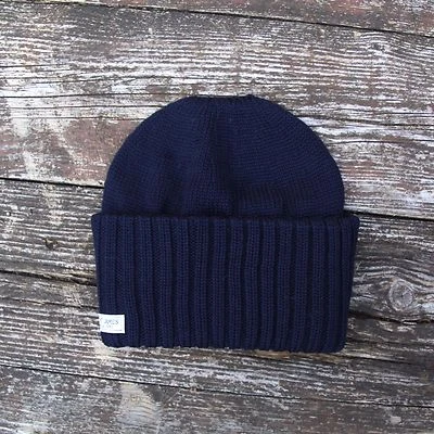 Saint James Barbaresque Hat in Navy Blue - 100% Wool - Made in France - Image 1 of 2