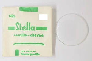 Vetro plexi Verre lentille chevée Glass low domed 310 diametro 31,0mm NOS - Picture 1 of 1