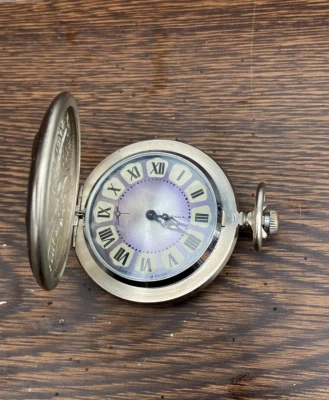 Molnija Pocket Watch Hunting Deer Gun and Rabbit Rare Soviet Vintage Watch 1982s - Image 1 of 4