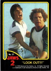 1978 Topps Jaws 2 #27 "Look Out!!!" Buy 3 Get 1 Free Free Shipping! - Picture 1 of 2
