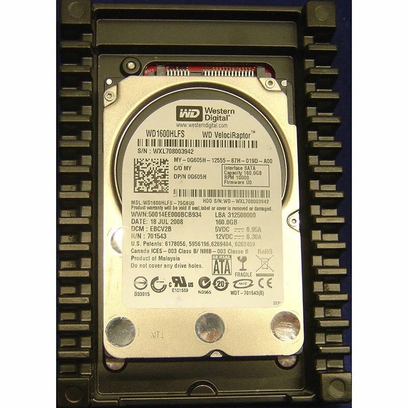 G605H - Dell 160GB 10K RPM SATA 3.5" HDD - Image 1 of 1