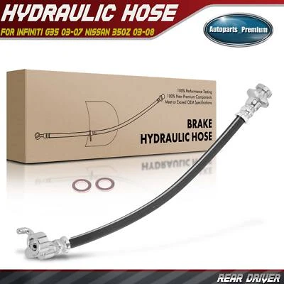 Manguera hidráulica del freno trasero izquierdo para Infiniti G35 2003-2007 Nissan 350Z 2003-2008 Foto 1 de 4