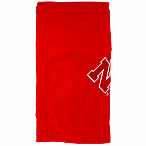 Nebraska Cornhuskers Silky and Super Soft Plush Baby Blanket, 28" x 28" Cover