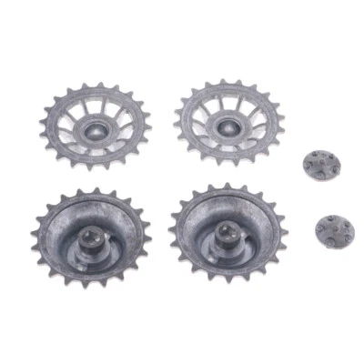 Silver Driving Wheels /16 Scale  3818-1 German  Tank Toys - Image 1 of 4
