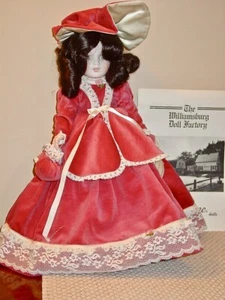 Vintage & Rare MADEMOISELLE Doll (Williamsburg Doll Factory)  16in. - Bild 1 von 5
