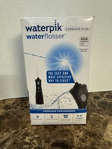 Waterpik Waterflosser Cordless Plus - Black, Rechargeable, Ultra Quiet, 4 Tips - Picture 1 of 5