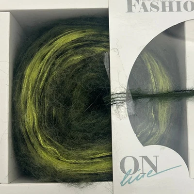 ONline Fashion Box No. 2 FOREST GREEN Gradient #09 Mohair Blend Yarn & Pattern - Image 1 of 4