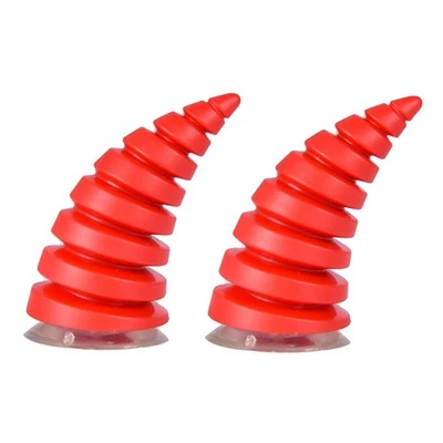 Demon Horn Waterproof Helmet Decoration Motorcycle Sticker θ - Image 1 of 4