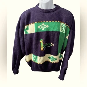 Suéter trébol tejido Blarney Castle Designs para hombre hecho en Irlanda, grande, irlandés - Imagen 1 de 6