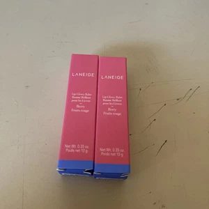 Lote de 2 - Bálsamo Lip Glowy Laneige, Berry Fruits Rouge, 0,35 oz - Imagen 1 de 3