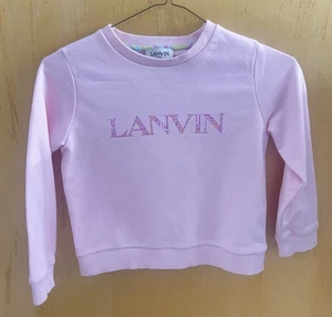 Lanvin Pink Sweater Kids Size 5 - Picture 1 of 7