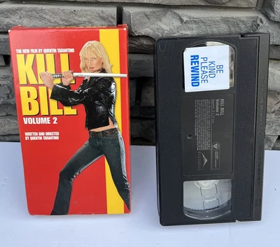 Kill Bill Volume 2 VHS Uma Thurman Quentin Tarantino David Carradine Ex Rental - Image 1 of 2