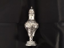 Antique Solid Sterling Sugar Shaker, Birmingham 1908