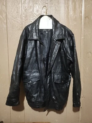 Chaqueta de cuero genuino para hombre Napoline Leather Outfitters Foto 1 de 4