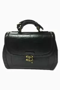 Women's Black Vintage Rockabilly Retro Stevie Handbag Bag Satchel BANNED Apparel - Picture 1 of 1