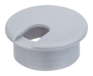 Jandorf 61615 Silver Polystyrene Plastic 1-1/2 in. Cutout Hole Computer Grommet - Picture 1 of 2