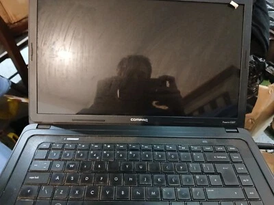 COMPAQ PRESARIO CQ57 LAPTOP - BLACK - GOOD USED CONDITION - NEEDS A CLEAN - Image 1 of 4