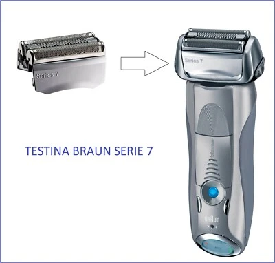 Testina per Rasoio Elettrico da Uomo Braun Serie 7 Ricambi Lamina Ricambio Barba - Immagine 1 di 3