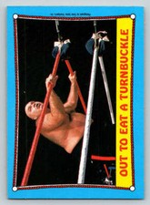 1987 O-Pee-Chee WWF #66 Out to Eat a Turnbuckle RA (ref 219825)