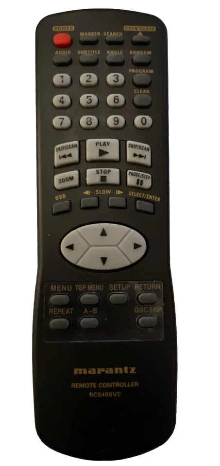 Marantz RC5400VC DVD CD-плеер пульт дистанционного управления VC5400 VC4400 оригинальный редкий OEM - Изображение 1 из 1