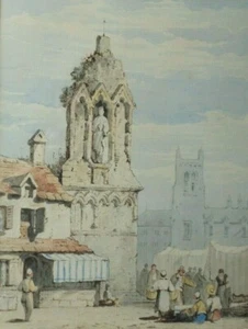 Antique Watercolor Painting SAMUEL PROUT (English, 1783-1852) - With Provenance - Picture 1 of 7