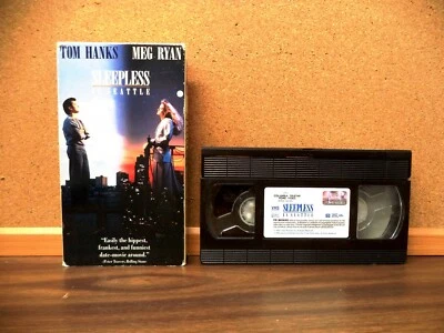 SLEEPLESS IN SEATLE (VHS 1993) Tom Hanks, Meg Ryan, Bill Pullman, Rob Reiner  - Image 1 of 4